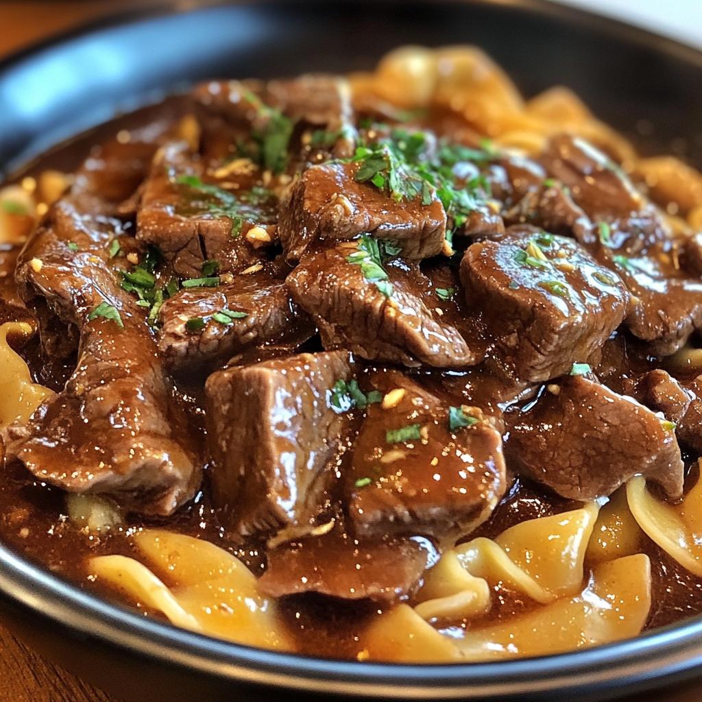 beef and noodles