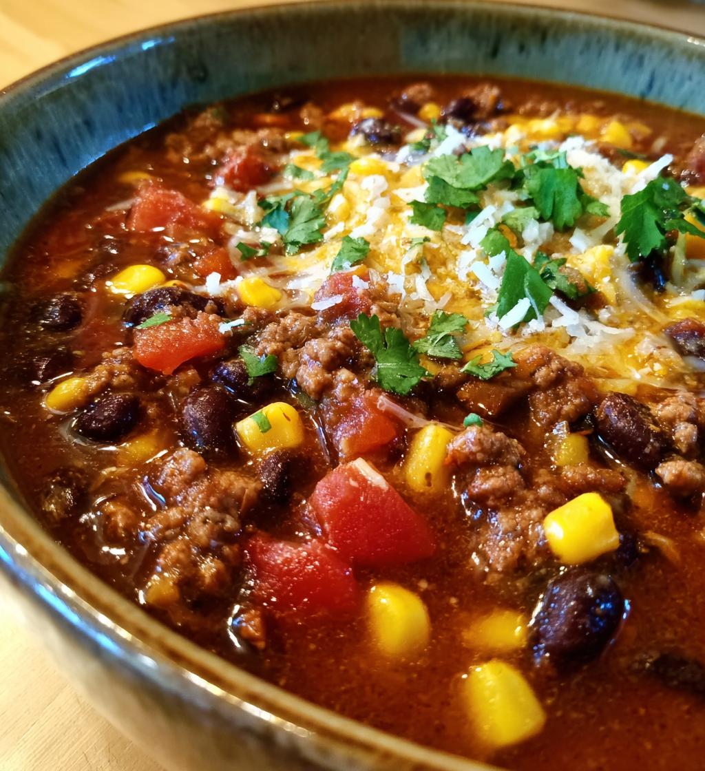 beef taco soup that warms your soul in just 45 minutes