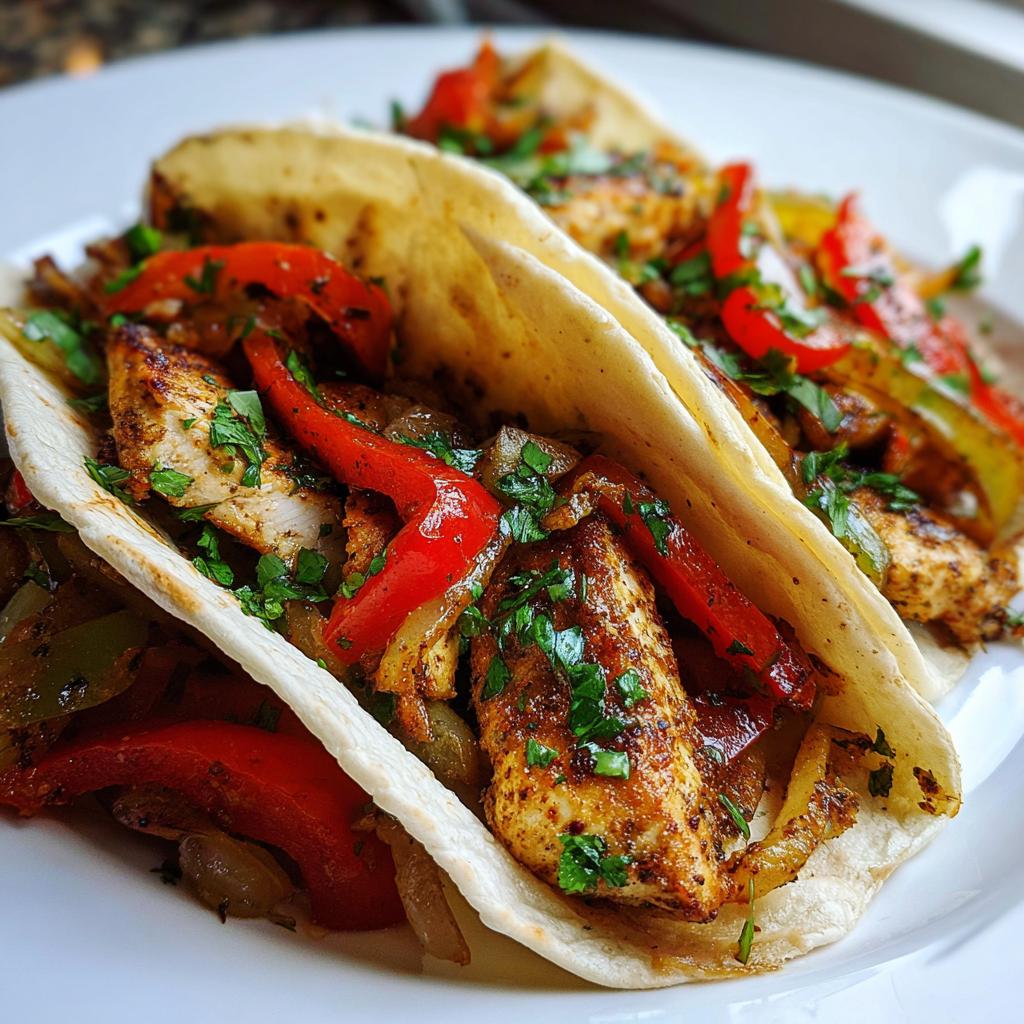 chicken fajitas