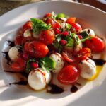 christmas caprese salad