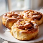 cinnamon rolls and apple pie filling