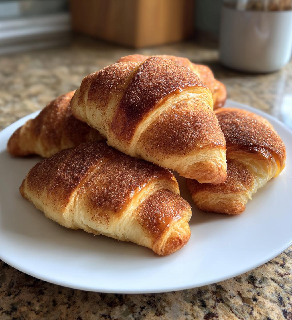 cinnamon sugar crescent rolls