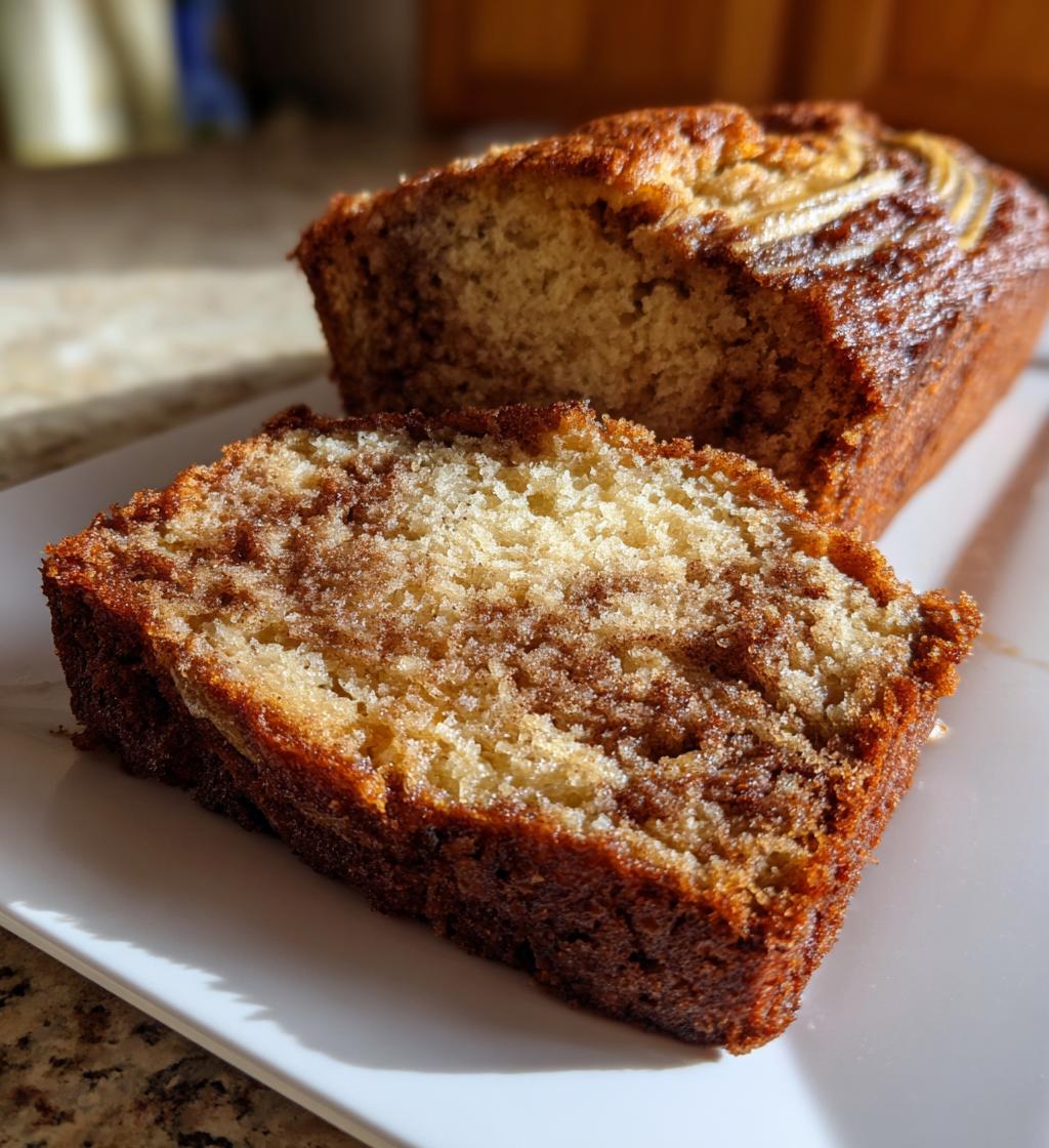 cinnamon swirl banana bread