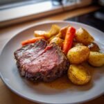 cooking a roast in the oven