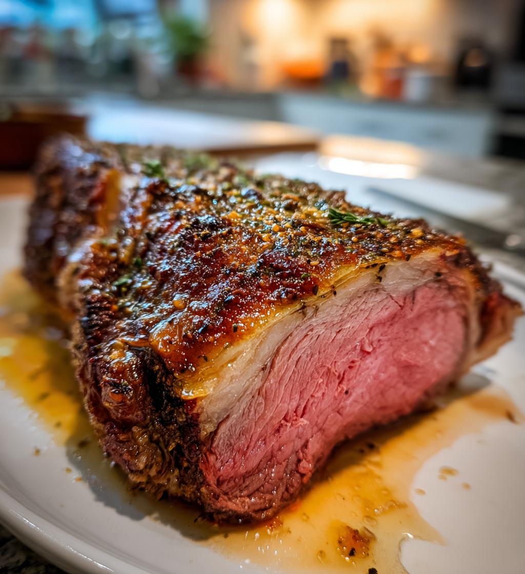 cooking prime rib roast in oven