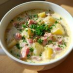 creamy ham and potato soup