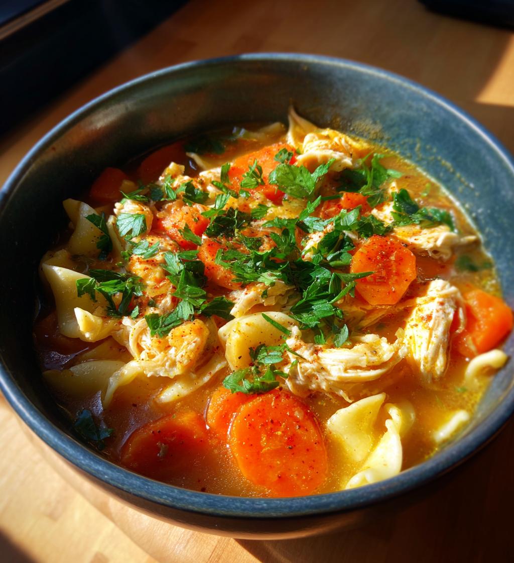 Crockpot Chicken Noodle Soup: 5 Steps to Cozy Comfort