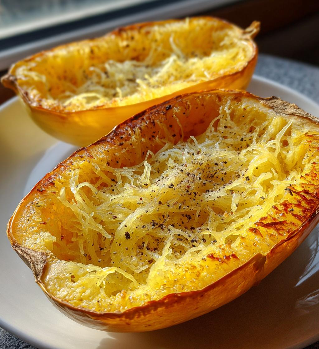 how to roast spaghetti squash in oven