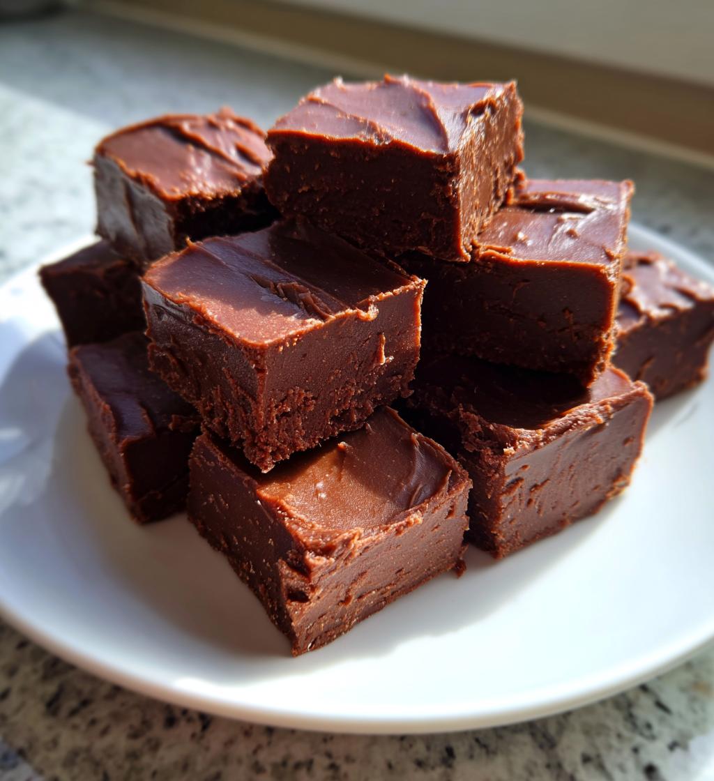 microwave fudge