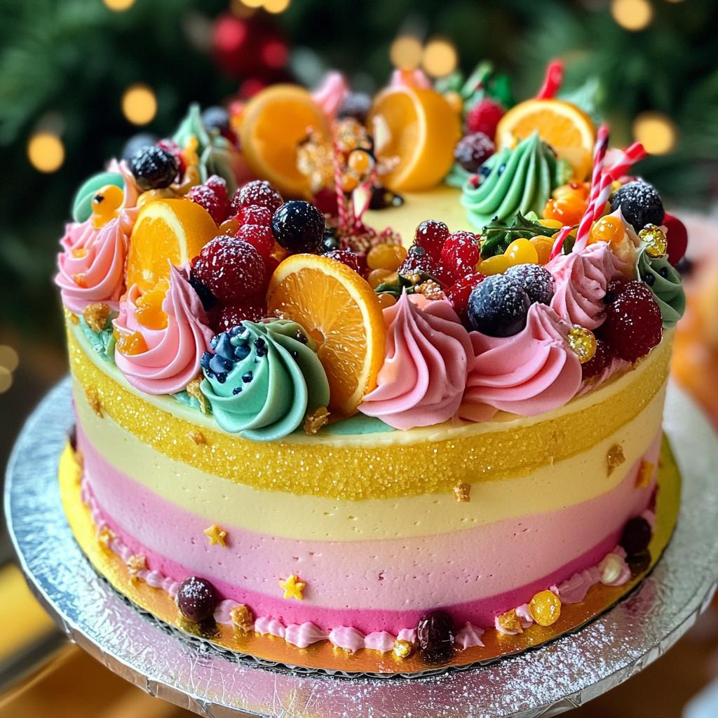 new years cake decorating