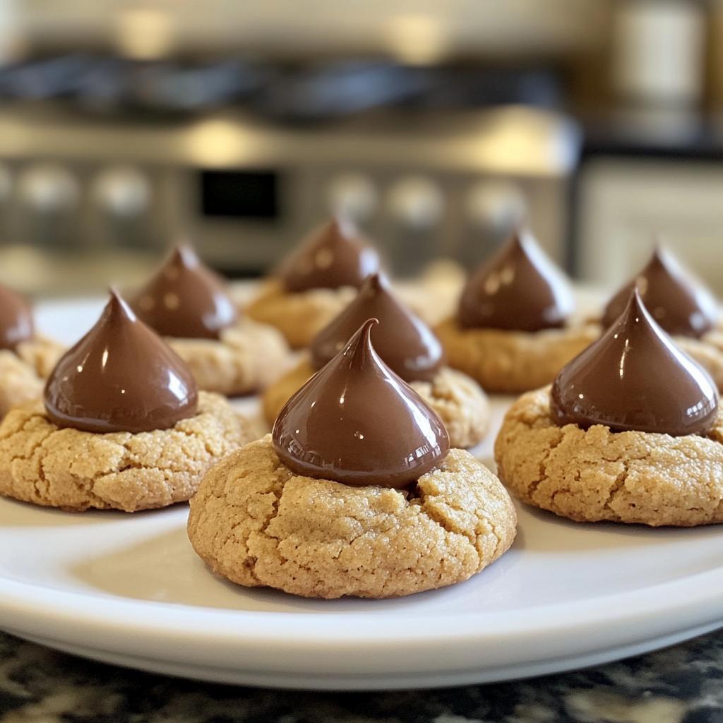 peanut butter blossom cookies