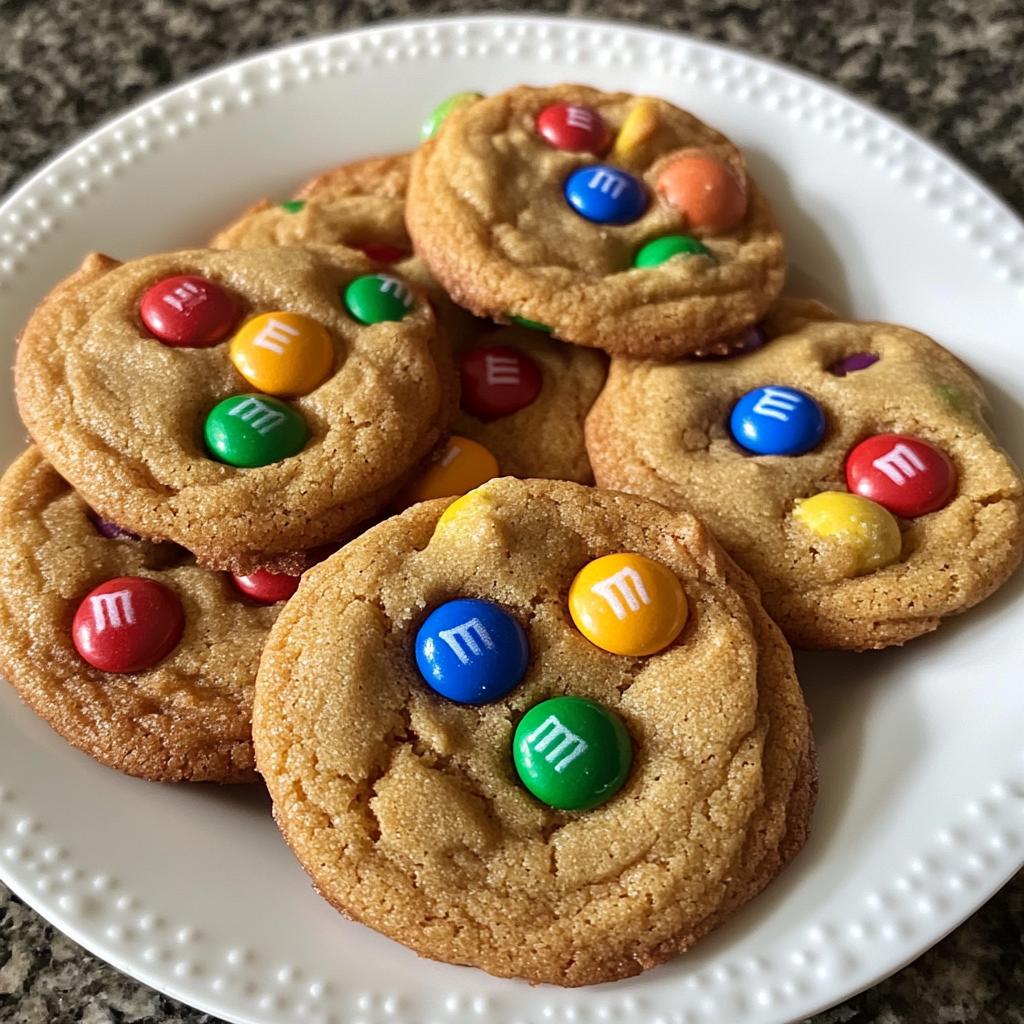 peanut butter m&m cookies