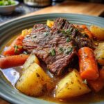 pot roast in the oven