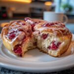 raspberry cinnamon rolls
