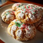 round christmas cookies