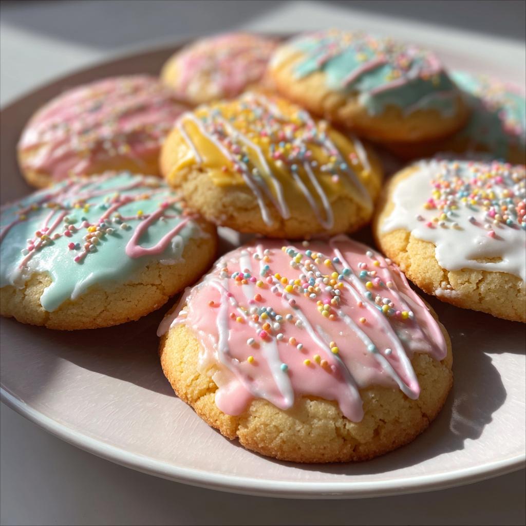 round christmas cookies decorated