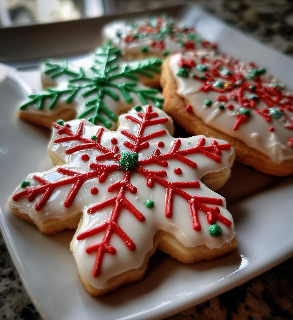 royal icing christmas cookies