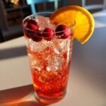 sparkling christmas drink