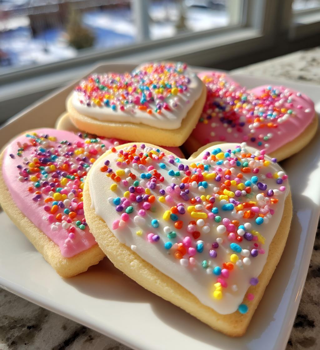 valentines day sugar cookies