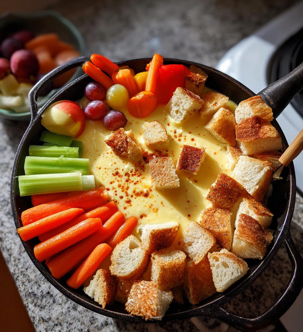 Cheese Fondue Board: Create 7 Irresistible Dipping Combinations