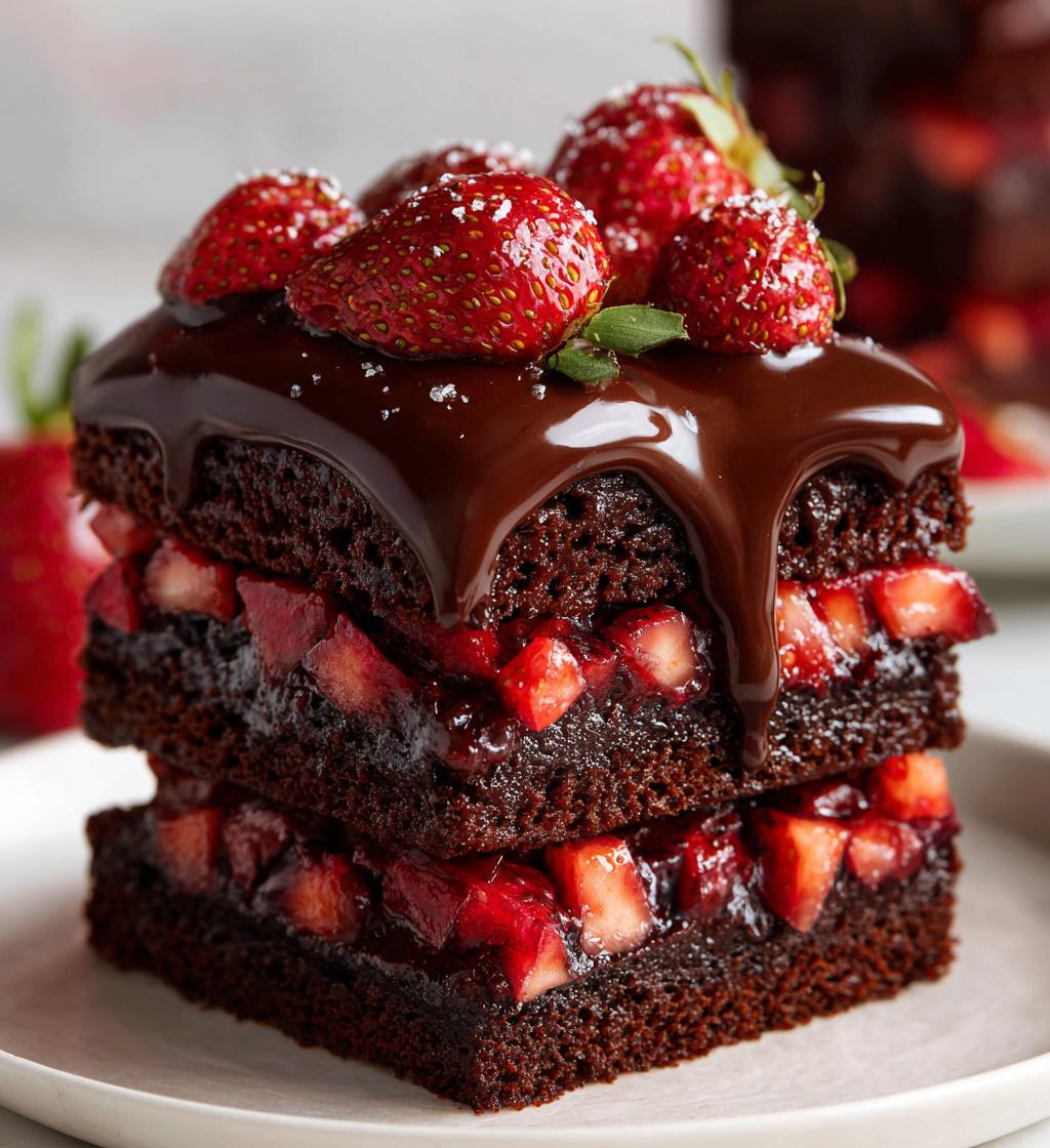 chocolate covered strawberries cake