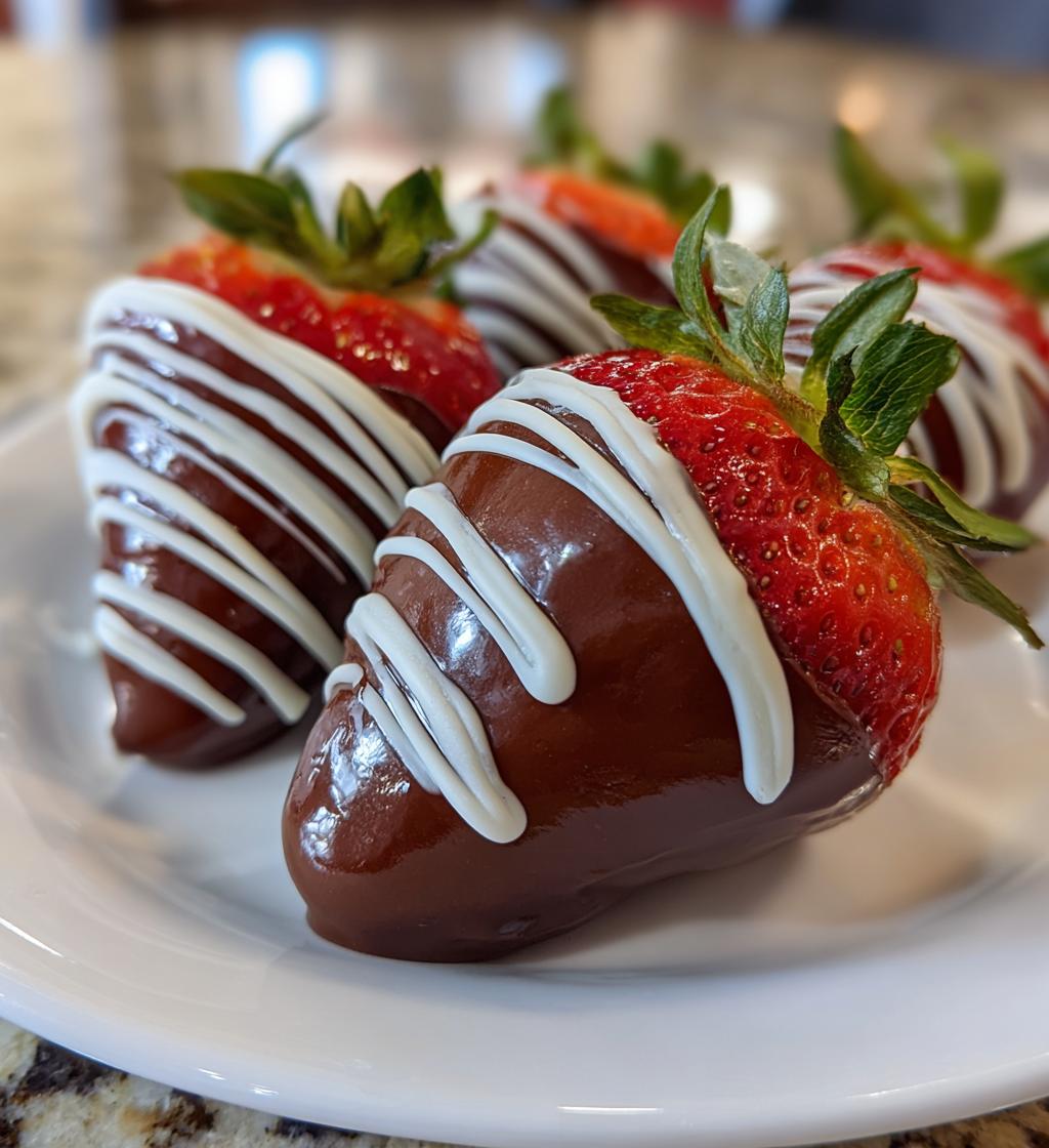chocolate dipped strawberries aesthetic