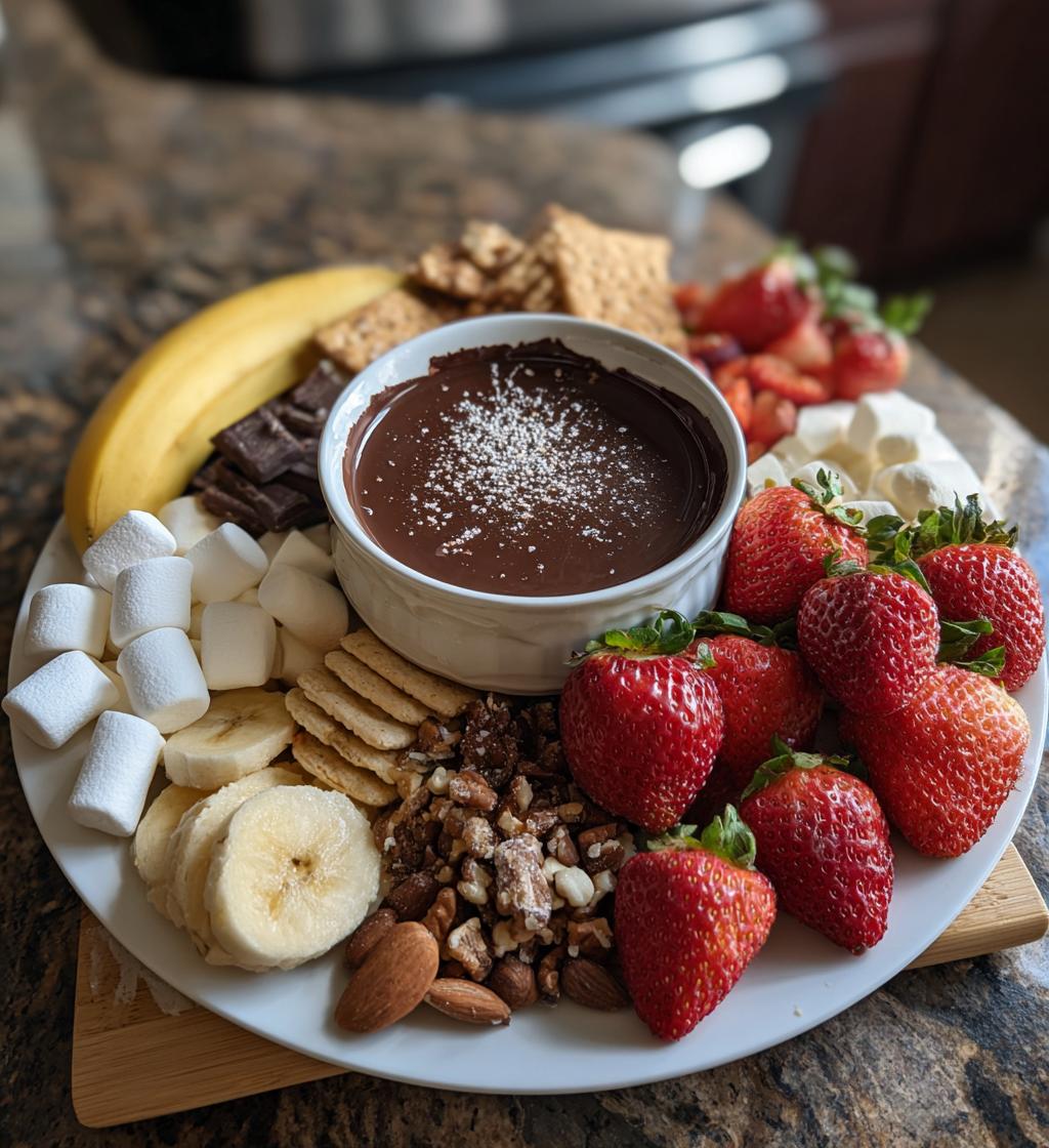 chocolate fondue board