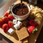 chocolate fondue charcuterie board