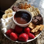 chocolate fondue charcuterie board