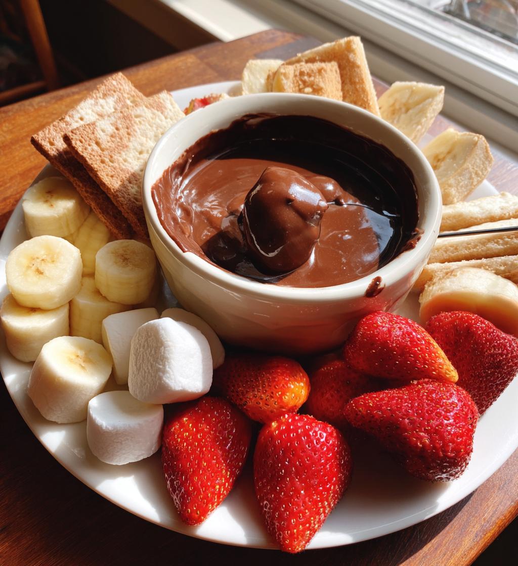 chocolate fondue recipe