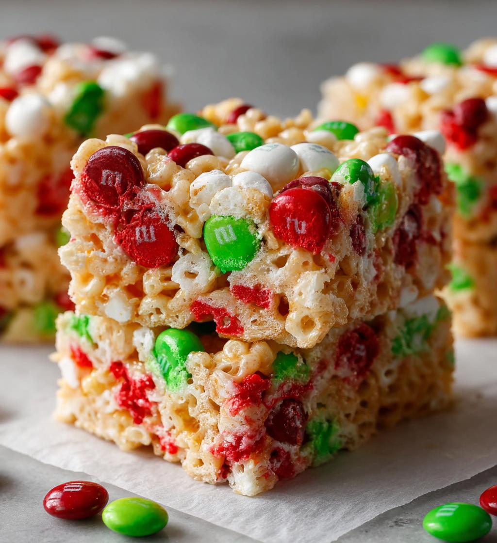 christmas rice crispy treats