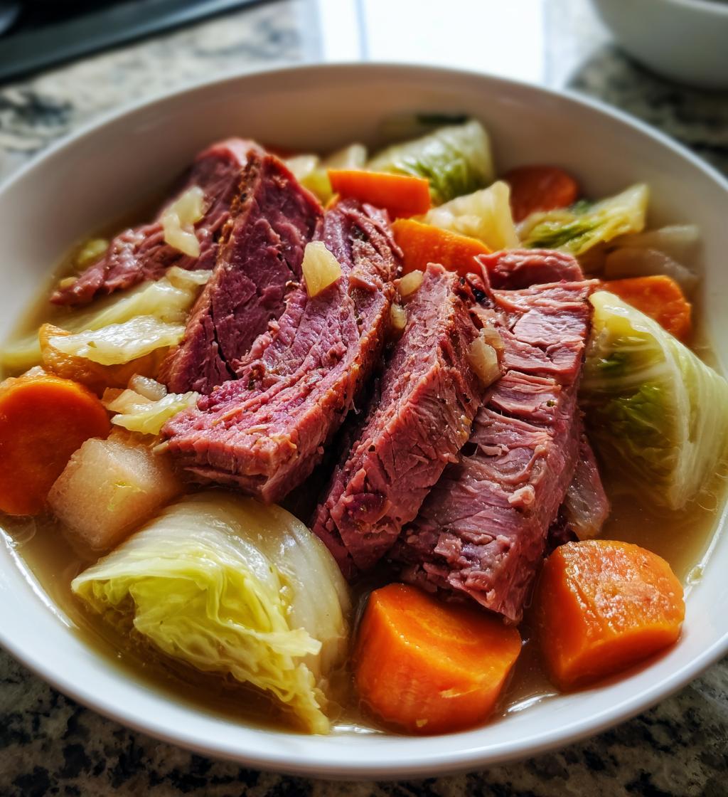 crockpot corned beef and cabbage