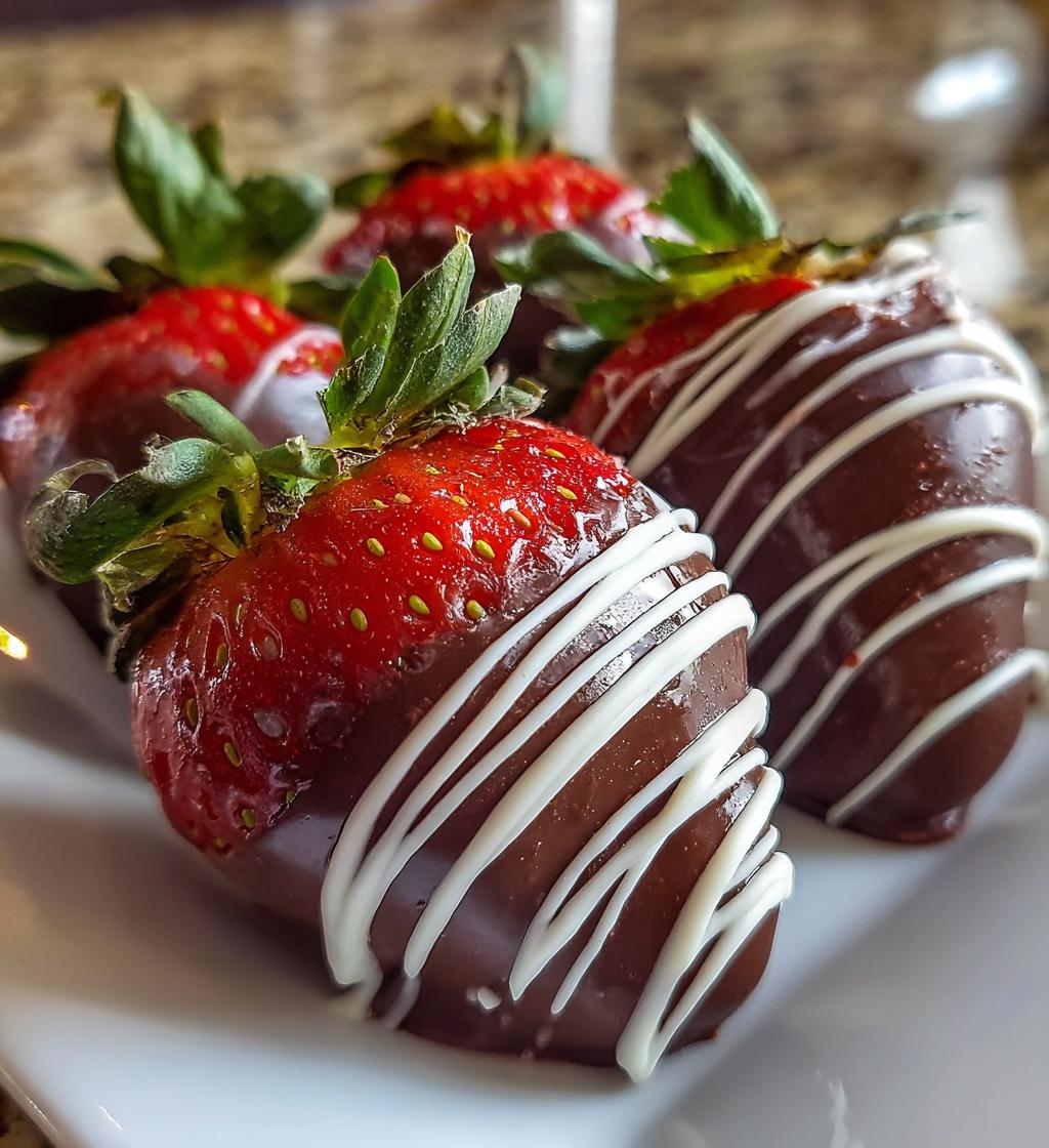 fancy chocolate covered strawberries