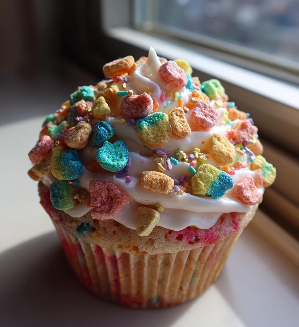 lucky charms cupcakes