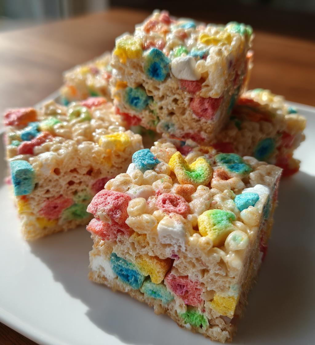 lucky charms rice crispy treats