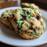 mint chocolate chip cookies