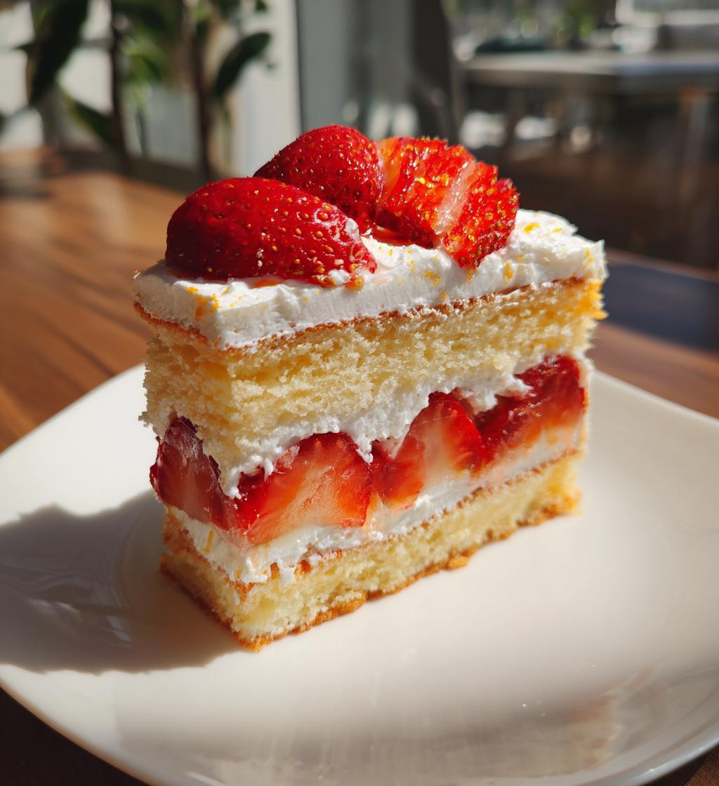 orange blossom strawberry shortcake