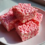pink rice crispy treats