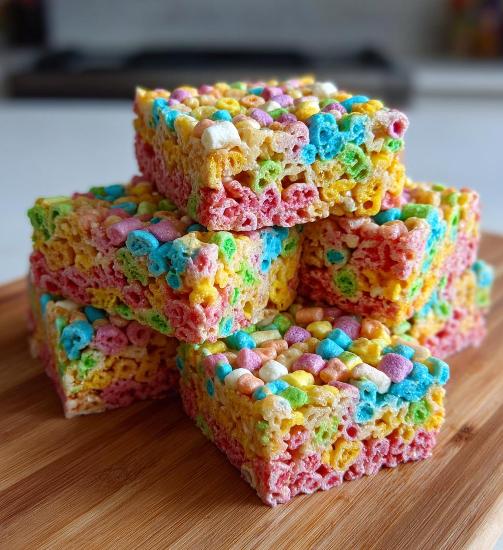 rice krispie treats lucky charms