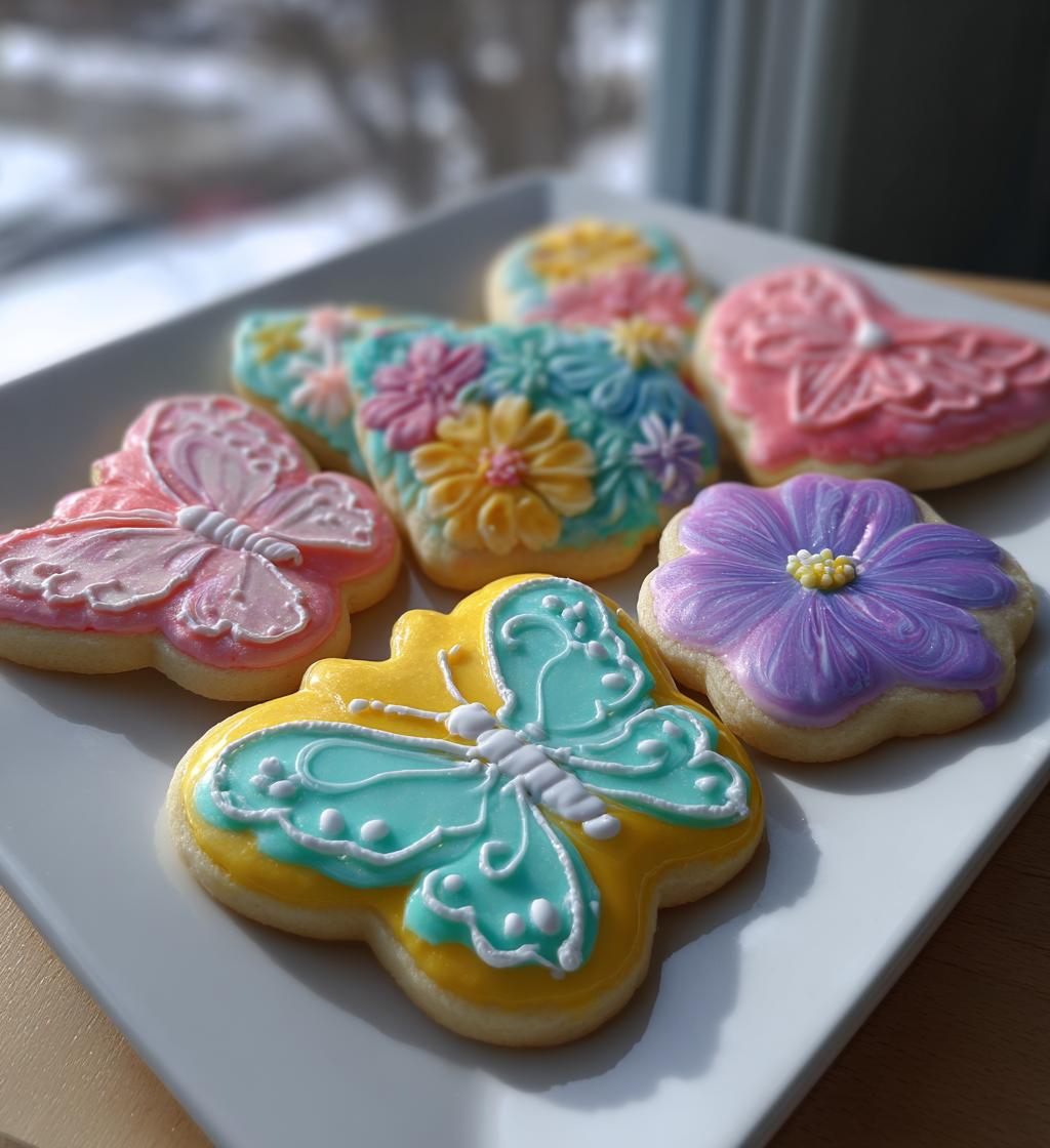 spring cookies royal icing