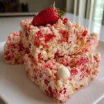 strawberry rice crispy treats