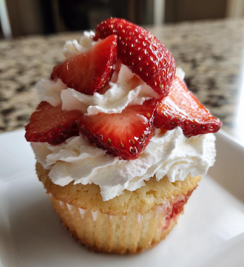 strawberry shortcake cupcakes