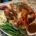 thanksgiving food table