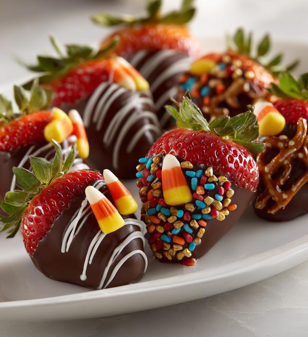 turkey chocolate covered strawberries