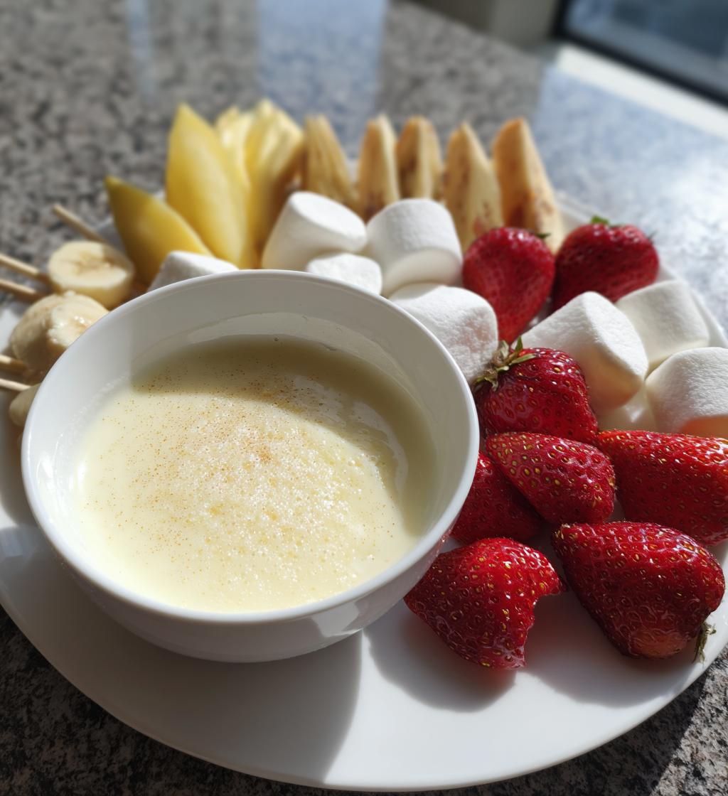 white chocolate fondue recipe