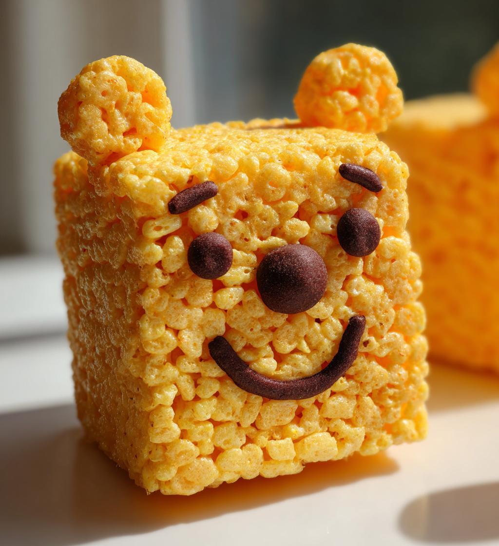 winnie the pooh rice crispy treats