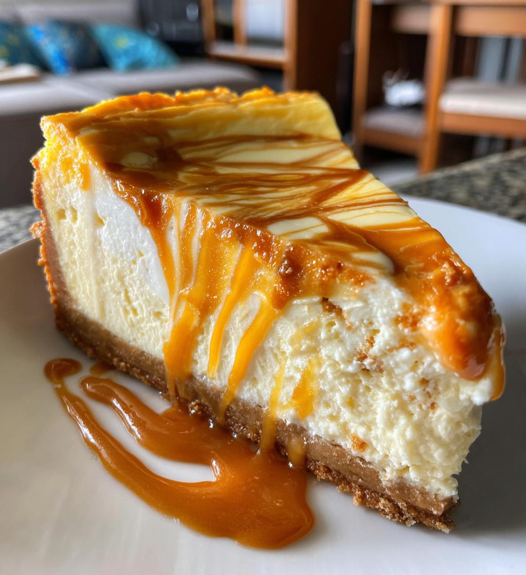 Caramel Swirl Cheesecake