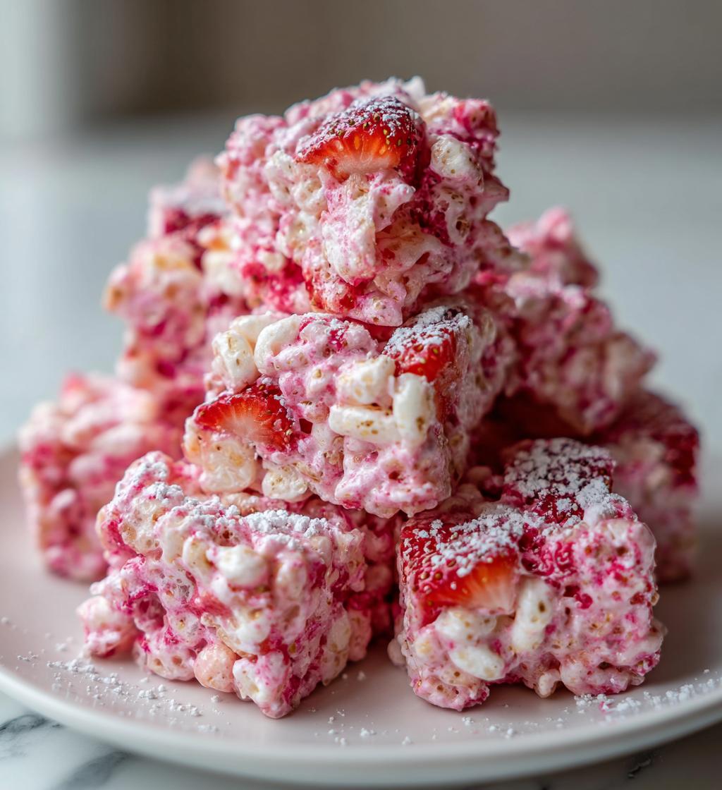 Strawberry Rice Crispy