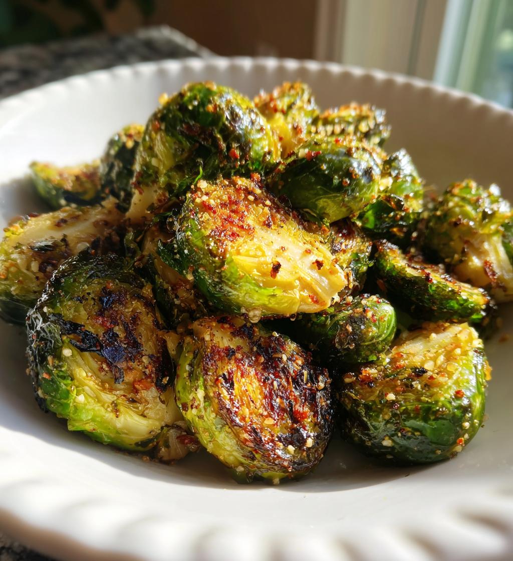 air fryer brussel sprouts