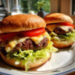 air fryer hamburgers